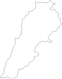 Map of Lebanon